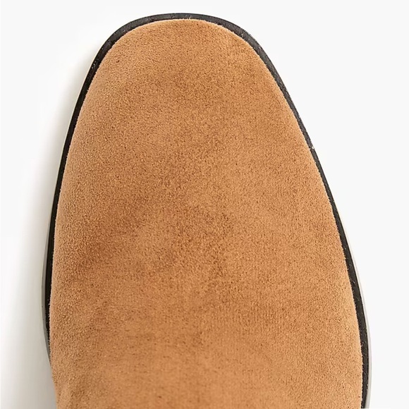 J. Crew Chelsea Tan Suede Ankle Boots Size 8 - Picture 4 of 10